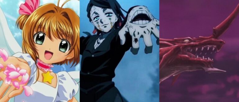 Sakura-in-Cardcaptor-Sakura-Enmu-in-Demon-Slayer-Great-Red-in-Highschool-DxD